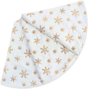 img 2 attached to DegGod Christmas Skirts Snowflakes Decorations