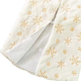 img 1 attached to DegGod Christmas Skirts Snowflakes Decorations