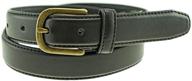 🏻 thomas bates coleman leather black boys' belt accessories: ultimate style statement! logo