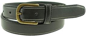 img 1 attached to 🏻 Thomas Bates Coleman Leather Black Boys' Belt Accessories: Ultimate Style Statement!