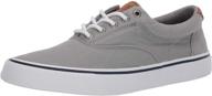 sperry striper core grey 10 5 men's shoes logo