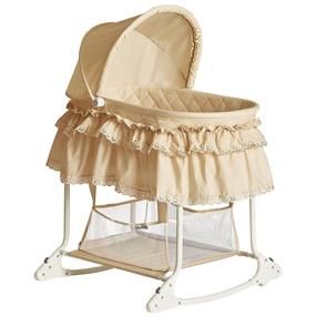 img 3 attached to 👶 Dream On Me Willow Bassinet: Chic and Comfortable Beige Sleeper for Your Little One