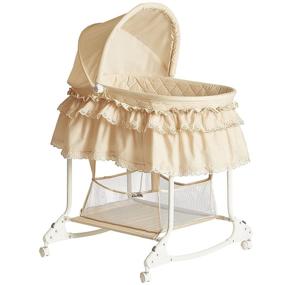 img 4 attached to 👶 Dream On Me Willow Bassinet: Chic and Comfortable Beige Sleeper for Your Little One