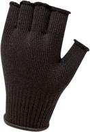 ultimate comfort and flexibility with sealskinz merino fingerless glove liner logo