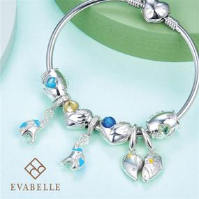 img 2 attached to 💎 EVABELLE Sparkling Sterling Signature Bracelet for Girls' Jewelry