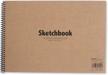 double sided hardbound sketchbook hardcover durable painting, drawing & art supplies logo