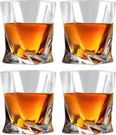 enhance your whiskey experience with kitnats crystal whiskey glasses rocks logo