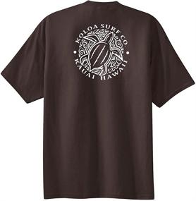 img 1 attached to 🐢 Stylish Navy Men's Clothing and Active Wear – Koloa Surf Hawaiian Turtle T-Shirt