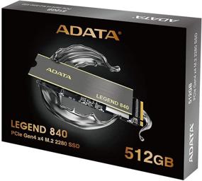 img 1 attached to ADATA Legend 840 512GB PCIe Gen4 X4 NVMe 1 ADATA Легенда 840 512 ГБ PCIe Gen4 X4 NVMe 1