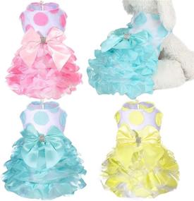 img 4 attached to Pieces Princess Elegant Apparel Clothes Dogs and Apparel & Accessories