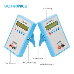 img 3 attached to 🧪 UCTRONICS Precision Handheld LC Inductor Capacitor Tester Kit, Measures 1pF-100mF Capacitance, 1uH-100H Inductance