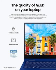 img 3 attached to 📱 Samsung Galaxy Book Flex 13.3” Laptop: QLED Display, Intel Core i7, 8GB Memory, 512GB SSD, Long Battery Life, Bluetooth S Pen – Royal Blue (NP930QCG-K01US)