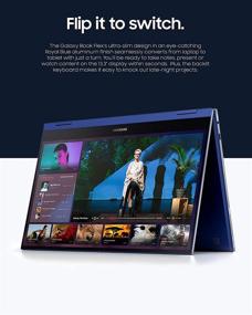 img 2 attached to 📱 Samsung Galaxy Book Flex 13.3” Laptop: QLED Display, Intel Core i7, 8GB Memory, 512GB SSD, Long Battery Life, Bluetooth S Pen – Royal Blue (NP930QCG-K01US)