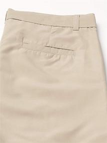 img 1 attached to 👖 Chaps Boys' School Uniform Flat Front Performance Shorts