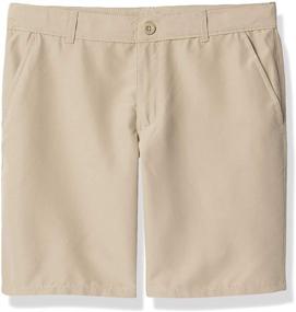 img 4 attached to 👖 Chaps Boys' School Uniform Flat Front Performance Shorts