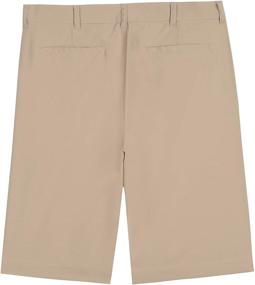 img 3 attached to 👖 Chaps Boys' School Uniform Flat Front Performance Shorts