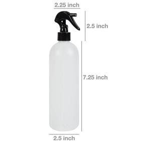 img 1 attached to 💡 SHANY Plastic Bottle White Pound: Durable and Versatile Container for Various Applications