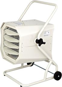 img 2 attached to 🔥 Dr. Heater Dr. Infrared DR-910M 10,000-Watt 240-Volt Heavy-Duty Hardwired Shop Garage Heater with Cart and Adjustable Thermostat