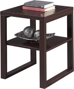 img 2 attached to Convenience Concepts Shoreline End Table in Espresso: Stylish and Functional Furniture Piece