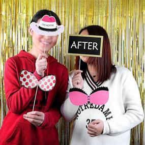 img 2 attached to 🎉 Bachelorette Party Photo Booth Props Kit - Girls Night Out Games and Decorations for Weddings (30 Count)