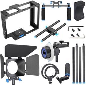 img 3 attached to 📽️ Neewer Film Movie Kit System Rig for Canon/Nikon/Pentax/Sony DSLR Cameras (Aluminum, Style II)