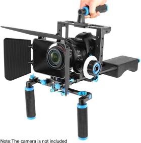 img 1 attached to 📽️ Neewer Film Movie Kit System Rig for Canon/Nikon/Pentax/Sony DSLR Cameras (Aluminum, Style II)