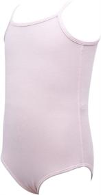 img 3 attached to 🩰 Comfortable and Stylish Dancina Leotard Camisole for Ballet and Gymnastics: Adjustable Straps and Front Lining for Ages 2-10