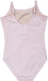 img 1 attached to 🩰 Comfortable and Stylish Dancina Leotard Camisole for Ballet and Gymnastics: Adjustable Straps and Front Lining for Ages 2-10