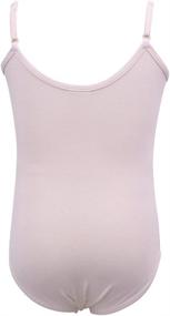 img 2 attached to 🩰 Comfortable and Stylish Dancina Leotard Camisole for Ballet and Gymnastics: Adjustable Straps and Front Lining for Ages 2-10