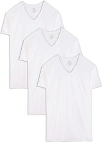 img 3 attached to Fruit Loom V Neck 3 Pack XX Large Men's Clothing for Shirts