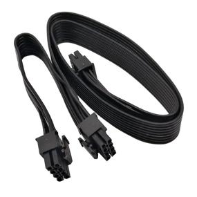 img 4 attached to 💡 Enhance Power Supply Flexibility with 8 Pin Male to Dual PCIe 2X 8 Pin (6+2) Male Adapter Cable for Corsair Modular Power Supply