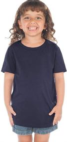 img 2 attached to Kavio! Toddlers Crew Neck Short Sleeve Tee - Same TJP0494: Comfortable & Stylish Apparel for Little Ones!