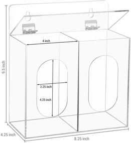 img 2 attached to MyGift Premium Dispenser Disposable Organizer