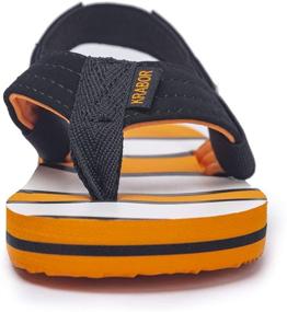 img 3 attached to 🌊 Boys' Little Waves Flops Strap Sandals - Stylish and Comfortable Footwear