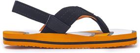 img 1 attached to 🌊 Boys' Little Waves Flops Strap Sandals - Stylish and Comfortable Footwear