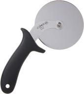 🍕 winco winware 4-inch blade pizza cutter: stainless steel handle for effortless slicing logo