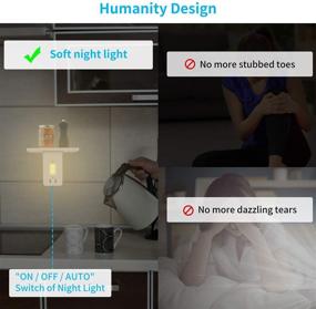 img 1 attached to 🔌 Versatile Outlet Extender Surge Protector with USB, Night Light, and Multi Plug Wall Outlet Expander - Enhance Your Charging and Power Options!