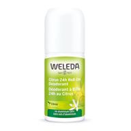 weleda citrus 24 hour roll-on deodorant - 1.7 fluid ounce, yellow: enhance your fragrance today! logo