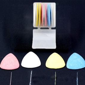 img 3 attached to 🧵 Tailor's Chalk for Professional Sewing - Fabric Marker Chalk for Tailoring: Sewing Tools & Accessories