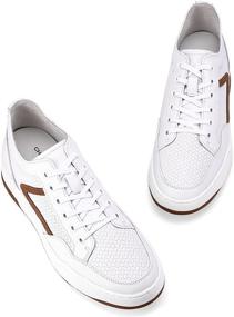 img 3 attached to CHAMARIPA Invisible Increasing Shoes Sneakers H919016 1 Men's Shoes in Fashion Sneakers