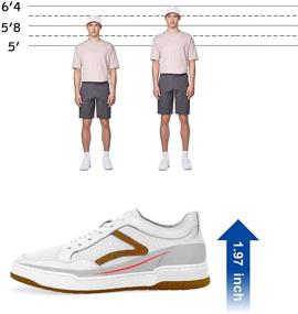 img 1 attached to CHAMARIPA Invisible Increasing Shoes Sneakers H919016 1 Men's Shoes in Fashion Sneakers