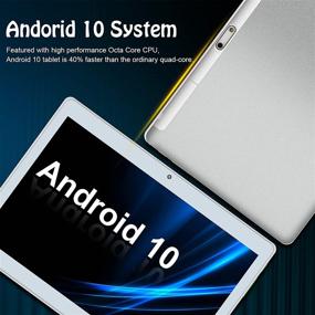 img 2 attached to Планшет Android 10 с диагональю 10 дюймов, восьмиядерный процессор, 1,8 ГГц, 2 ГБ ОЗУ, 32 ГБ ПЗУ, дисплей IPS 10" с разрешением 1280x800, задняя камера 5 МП, двухдиапазонный Wi-Fi, Bluetooth 4.2, аккумулятор 6000 мАч.