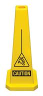 cortina 03 600 12cau lamba caution yellow: highly visible safety warning device logo
