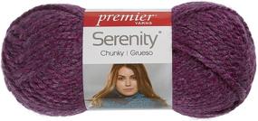 img 2 attached to 🧶 Высокогорье - Высококачественная пряжа Deborah Norville Collection Serenity Chunky Weight Heathers Yarn