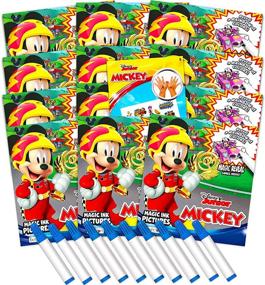 img 3 attached to Disney Mickey Mouse Imagine Ink Coloring Book Set with Tattoos - 12 Pack Party Favors Bundle for Girls and Boys, No Mess Coloring Books Featuring Mickey Mouse