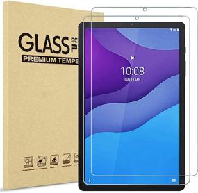 img 4 attached to [2 Pack] ProCase Tempered Glass Screen Protector for Lenovo Tab M10 HD 2nd Gen (TB-X306X) 📱 / Smart Tab M10 HD 2nd Gen (TB-X306F) – Clear, 10.1 Inch 2020 Release, Film Guard Screen Protection