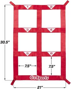 img 1 attached to 🎯 Enhance Your Accuracy Training with GoSports Baseball & Softball Pitching Kit - Includes Strike Zone & Xtraman Dummy Batter