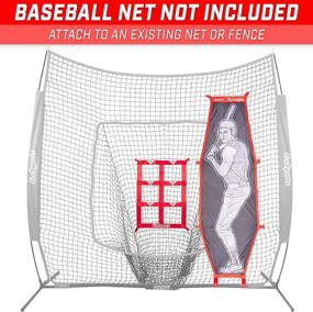 img 3 attached to 🎯 Enhance Your Accuracy Training with GoSports Baseball & Softball Pitching Kit - Includes Strike Zone & Xtraman Dummy Batter