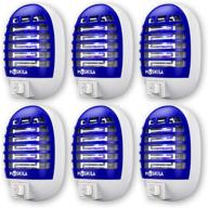 🍃 moskila bug zapper: highly effective electronic fruit fly traps for indoor use - non-toxic, silent mosquito insect killer lamp for backyard patio - 6 pack logo