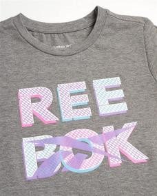 img 3 attached to 👕 Reebok Girls' T-Shirt Multipack - Fashionable 2-Pack Short Sleeve Tees for Kids!